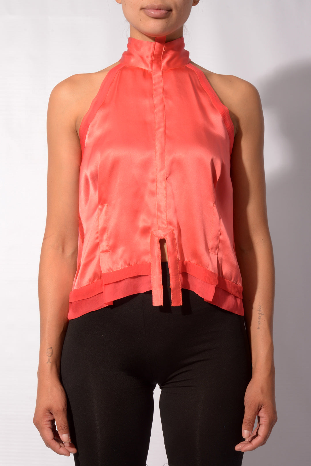 Silk Satin Turtle Top